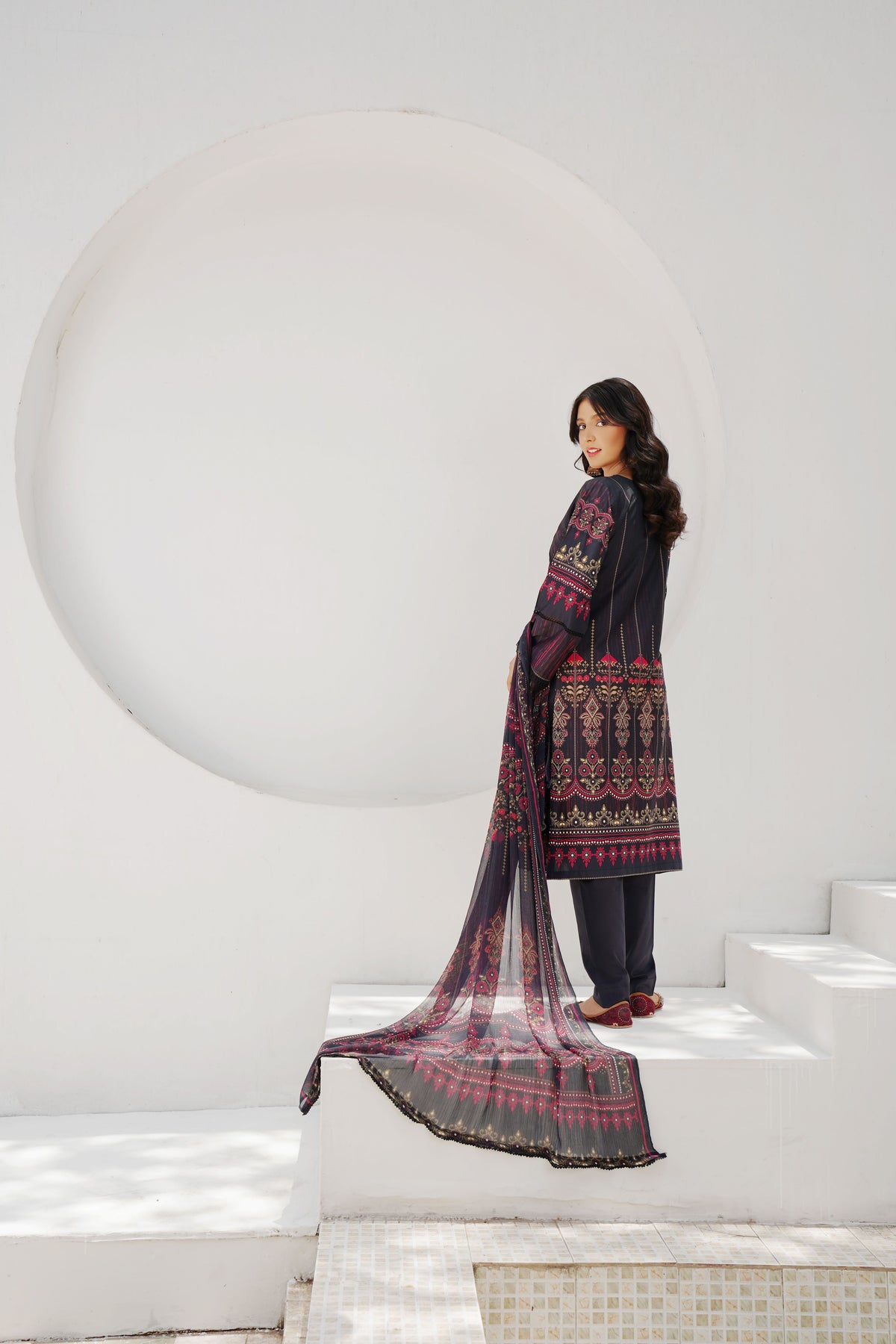 ZOREX Cotton Karandi Suit gallery 2