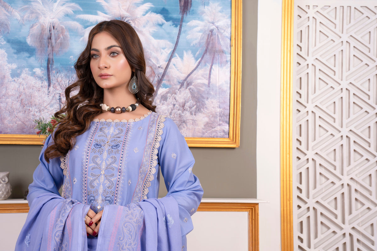 ZOREX Cotton Karandi Suit gallery 3